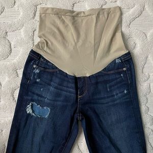 Paige maternity Skyline Ankle Peg Jeans size 27